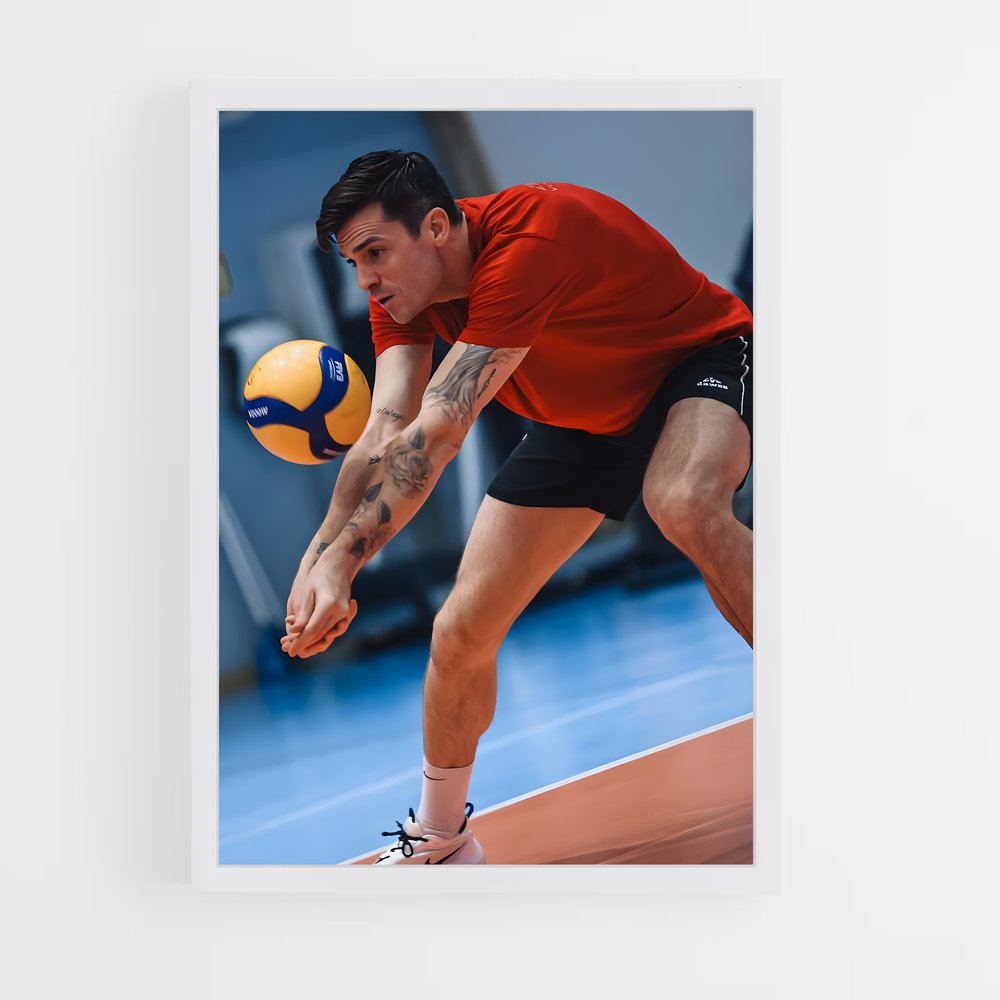 Poster Matt de anderson – affiche Volleyball (vue 3)